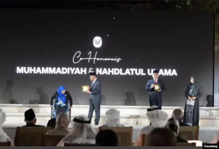 Muhammadiyah dan Nahdlatul Ulama Raih Zayed Award for Human Fraternity 2024