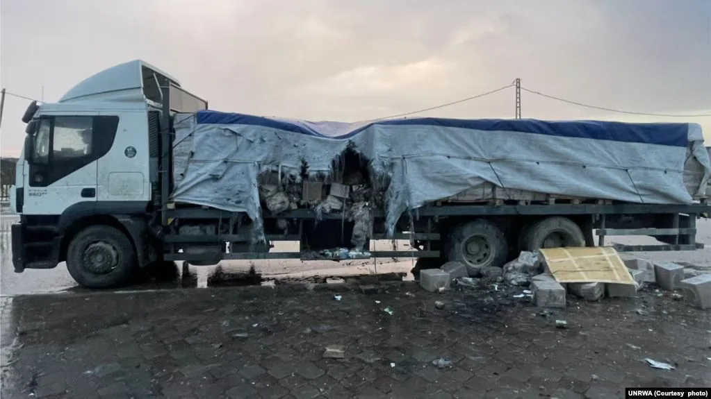 Truk Pangan PBB di Gaza Diserang Israel