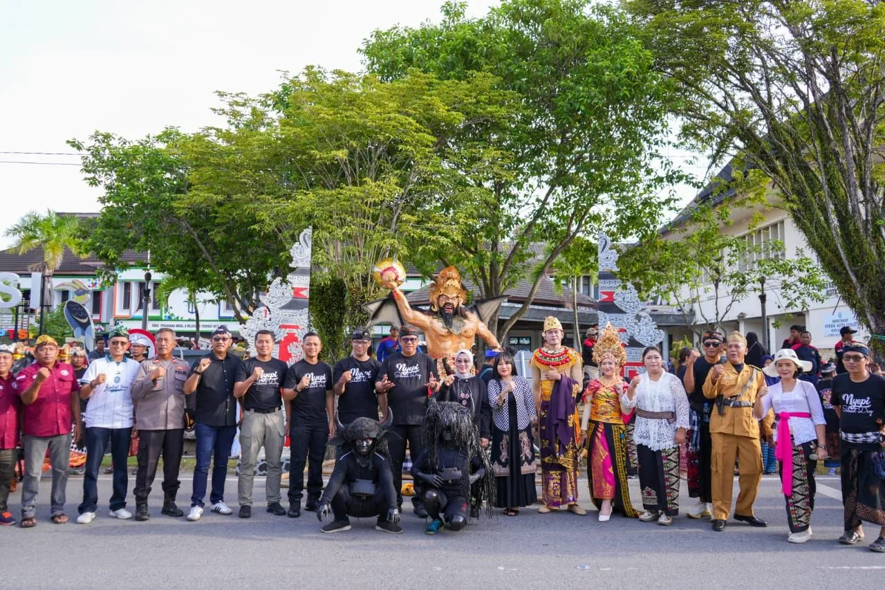 Umat Hindu Bontang Gelar Pawai Ogoh-Ogoh, Sambut Hari Raya Nyepi Tahun Baru Saka 1946