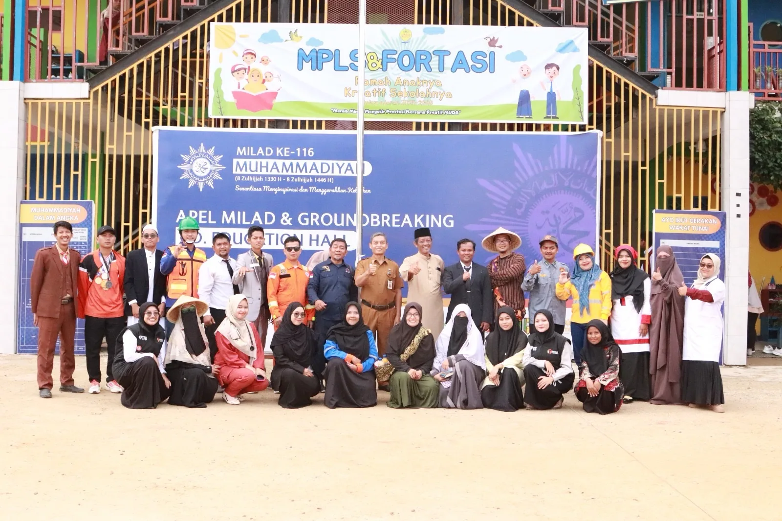 Unik! MPLS di Sekolah Kreatif Muhammadiyah Bontang Usung Tema Profesi