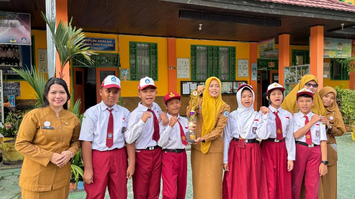 Semangat 15 Siswa PMR SDN 006 Bontang Selatan Diuji di Ajang Kompetisi PMI