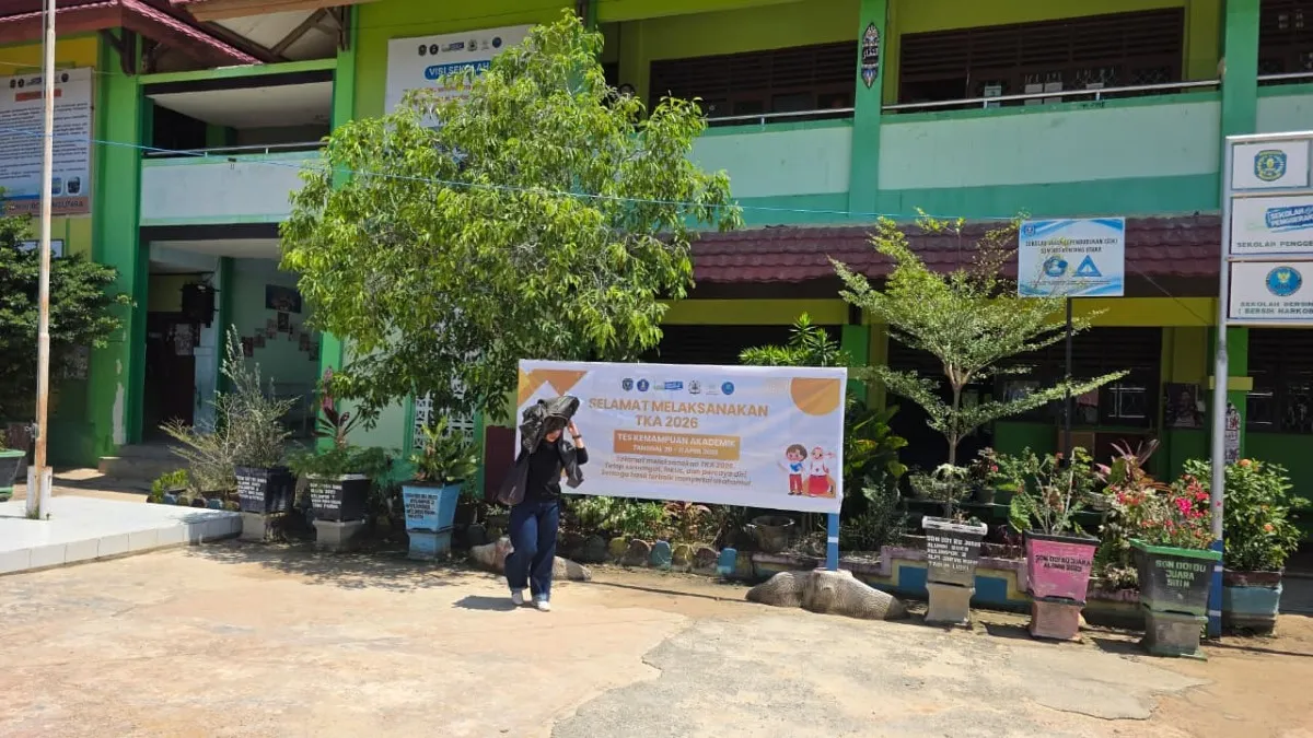 Pengawasan Tukar Silang Jadi Penopang Integritas TKA di SDN 001 Bontang Utara