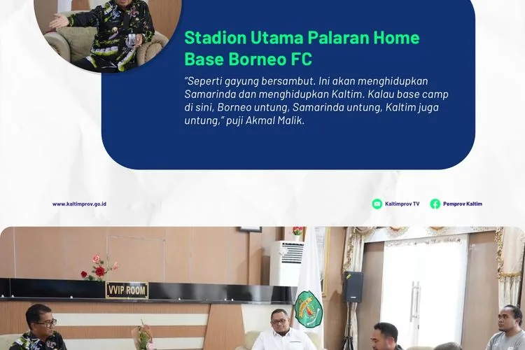 Kabar Gembira, Borneo FC akan Bermarkas di Stadion Palaran