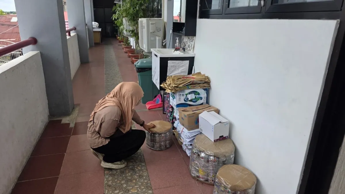 Semua Terlibat, SMPN 2 Bontang Libatkan Siswa Daur Ulang Sampah Plastik