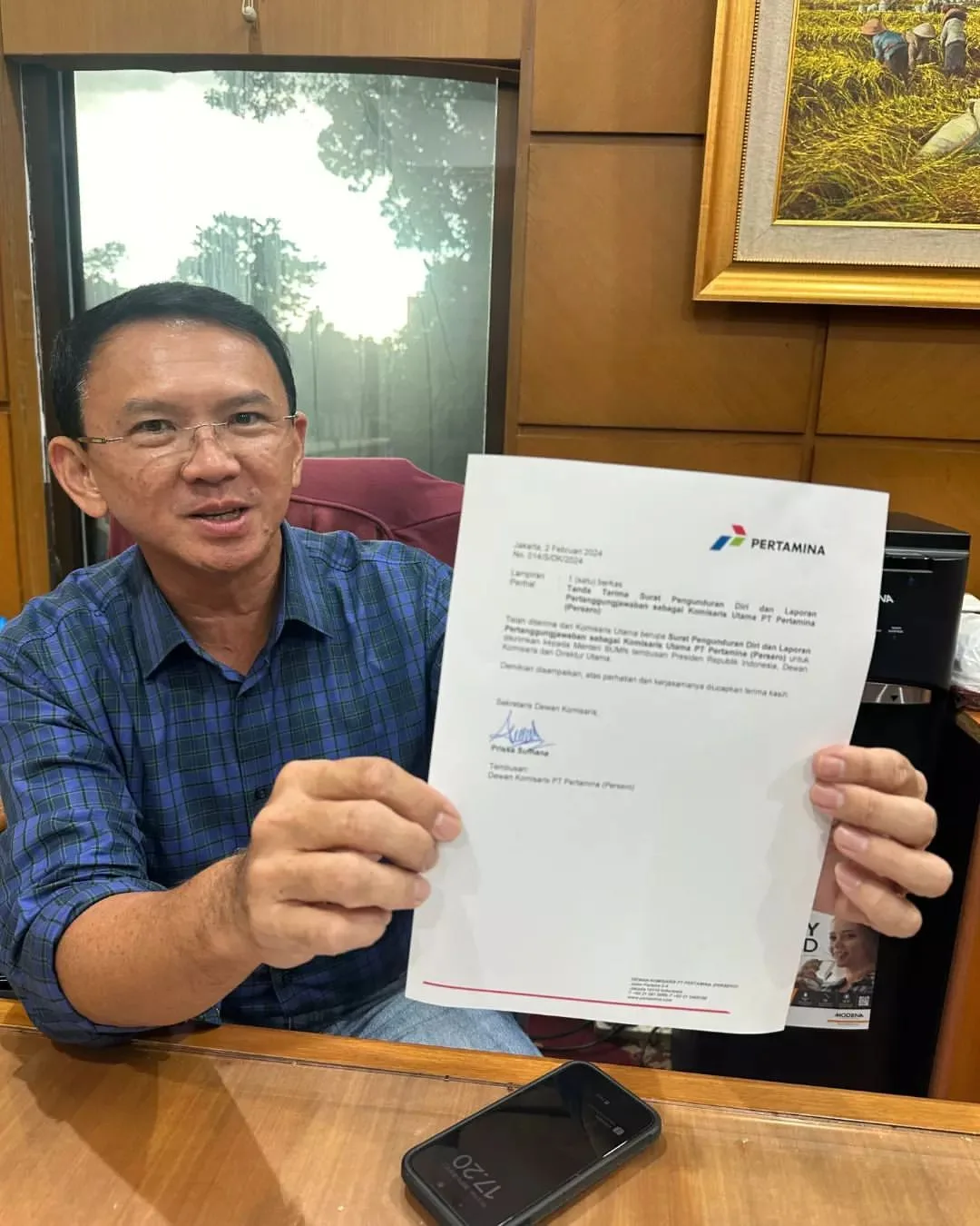 Ahok Mundur dari Komisaris Utama Pertamina, Nyatakan Dukung Ganjar-Mahfud