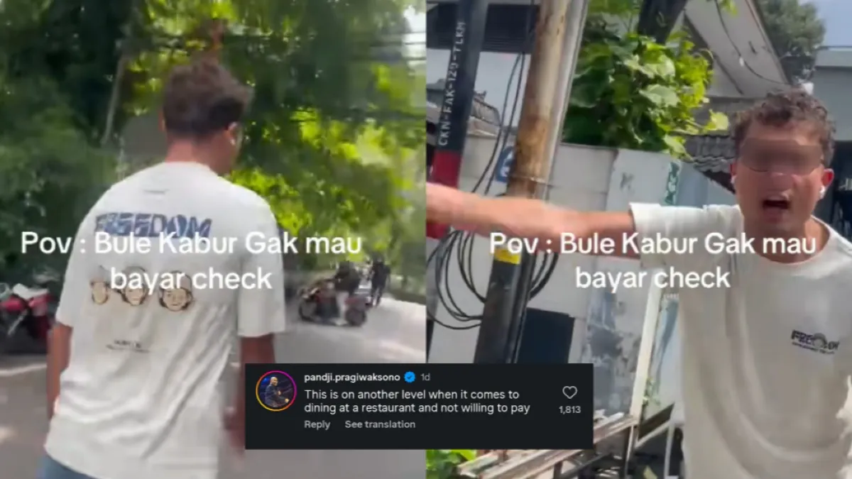 Geger di TikTok! WNA Ngamuk Tak Mau Bayar Makanan, Sebut Dirinya Bangun Hotel Bintang 5
