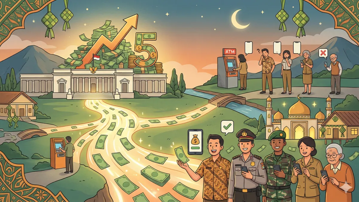 Pemerintah Klaim THR PNS 2026 Cair Bertahap, Sejumlah ASN dan PPPK Mengaku Belum Terima