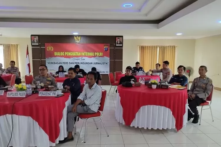 Polres Paser Siap Jaga Kemerdekaan Pers di Daerah