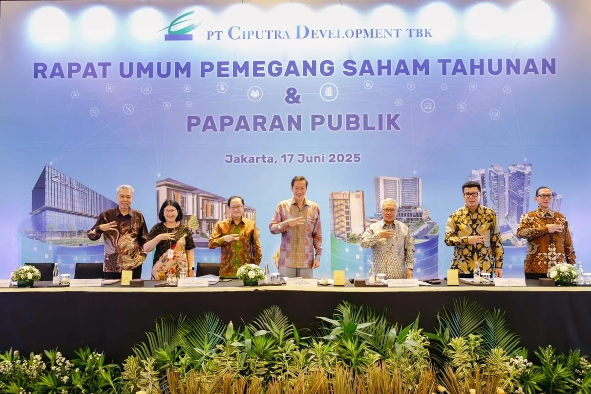 RUPST Ciputra Bagi-Bagi Dividen, Rp444,8 Miliar dari Laba Bersih Tahun Buku 2024 untuk Pemegang Saham