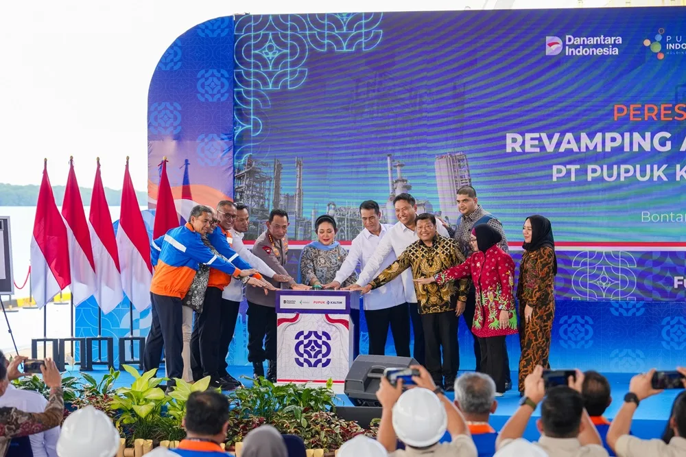 Dukung Keberlanjutan Swasembada Pangan, Pupuk Indonesia Resmikan Modernisasi Pabrik Tertua Pupuk Kaltim