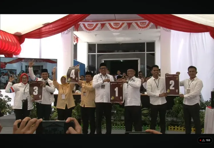 Resmi, KPU Bontang Undi Nomor Urut Paslon Pilkada 2024, Berikut Urutan Lengkapnya