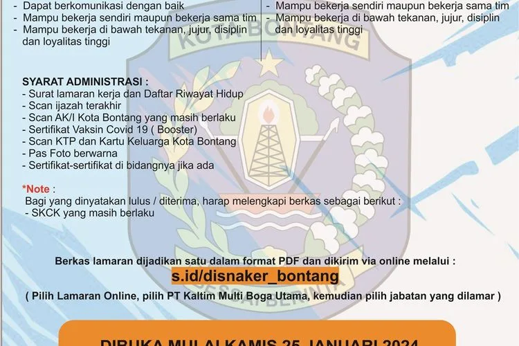Lowongan Kerja PT. Kaltim Multi Boga Utama, Apa Kualifikasi Dibutuhkan?