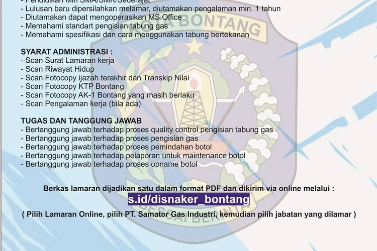 Lowongan Kerja PT. Samator Gas Industri, Apa Kualifikasi Dibutuhkan?