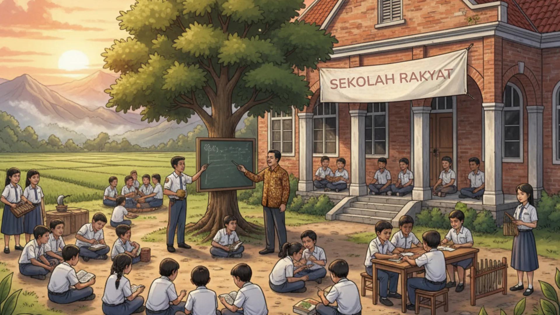 Sekolah Rakyat dan Mimpi Indonesia Emas