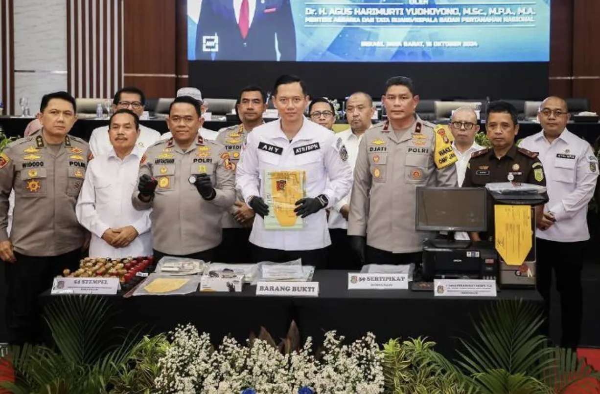 Menteri ATR/BPN AHY Ungkap Dua Kasus Mafia Tanah di Bekasi, Kerugian Capai Rp183,5 Miliar