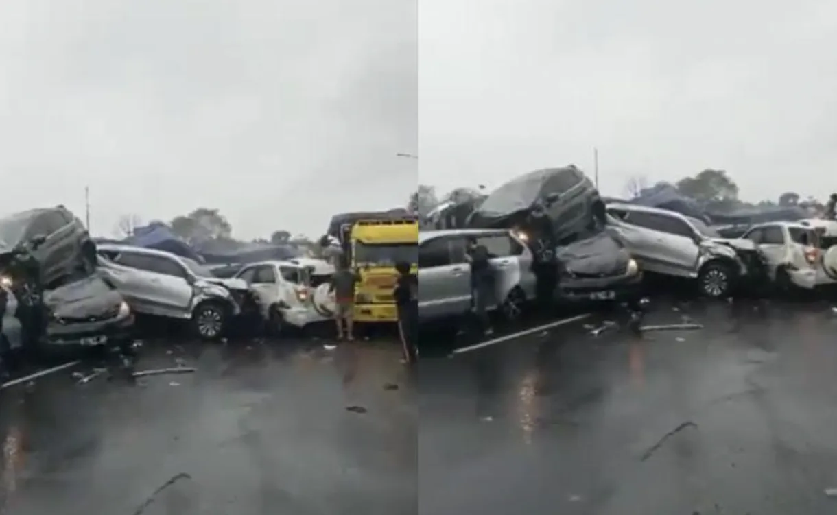 Kecelakaan Beruntun di Tol Cipularang KM 92, Kendaraan Ringsek dan Lalu Lintas Tertutup