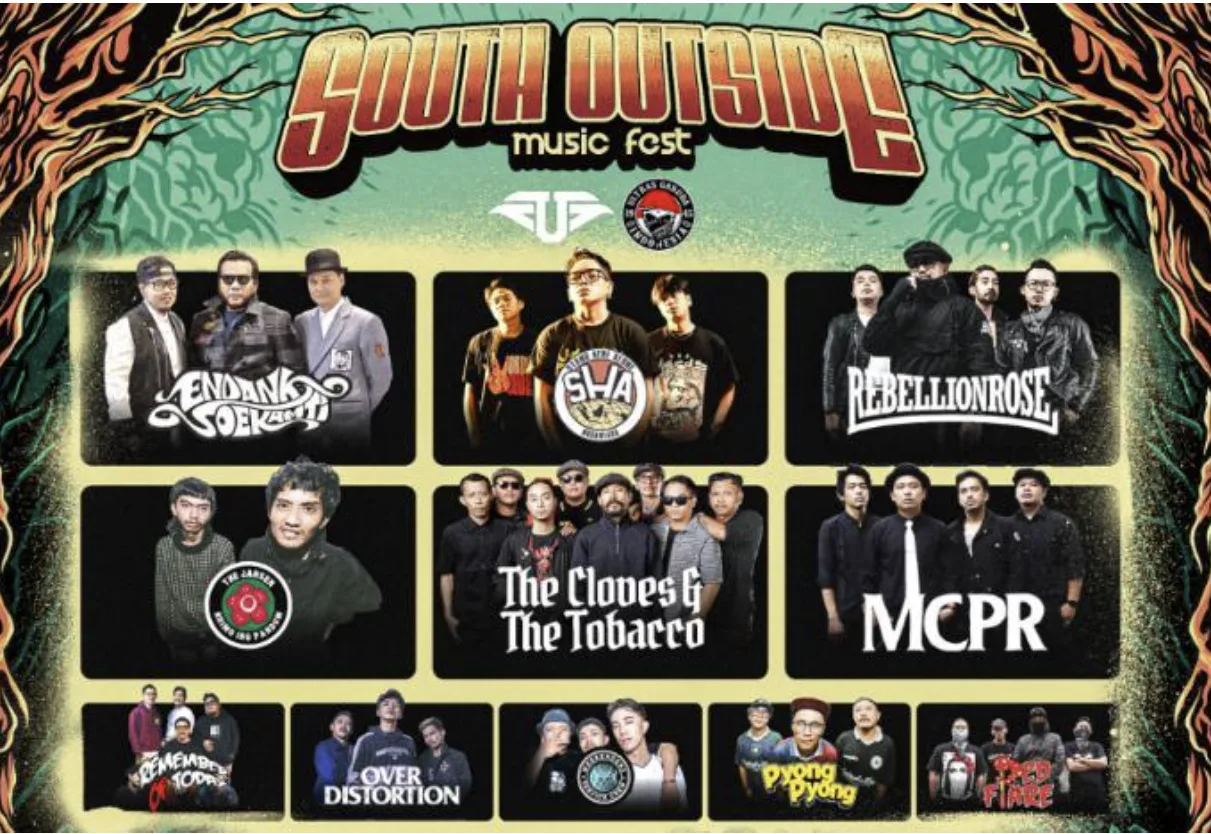 Hujan Tak Membuat 7 Ribu Pengunjung Padati South Outside Music Fest 2024 di Semarang