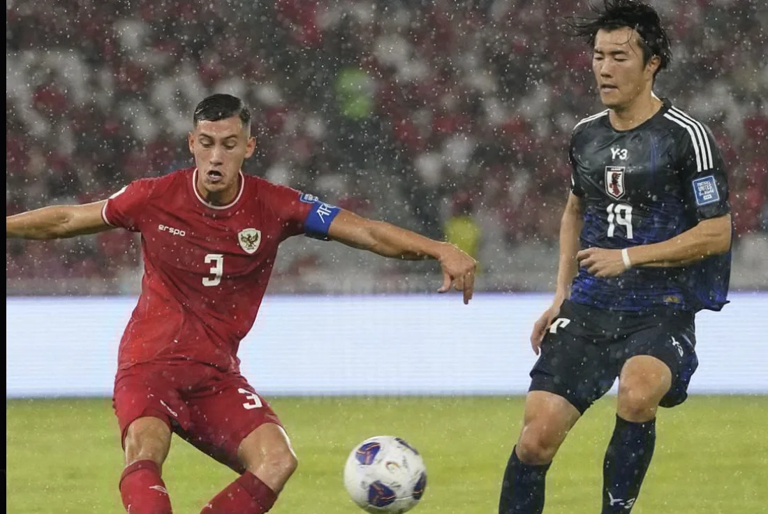 Indonesia Tumbang 0-4 dari Jepang di Kualifikasi Piala Dunia 2026