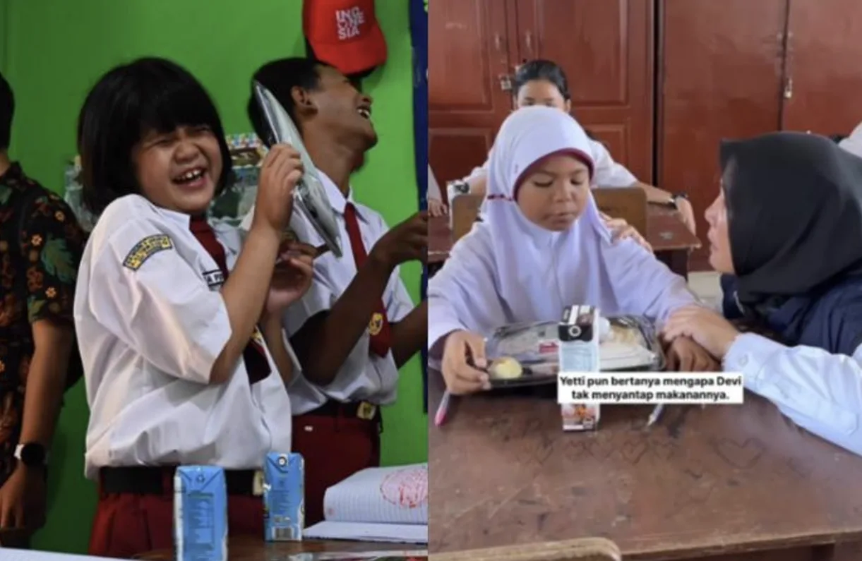 Program Makan Bergizi Gratis: Kisah Haru Anak yang Memikirkan Keluarga Kelaparan di Rumah