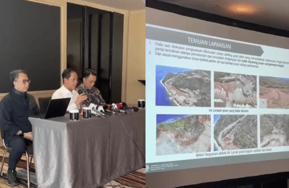 Menteri LHK Tegaskan Bukan PT GAG Nikel yang Cemari Raja Ampat, Dua Perusahaan Ini Terbukti Langgar Aturan