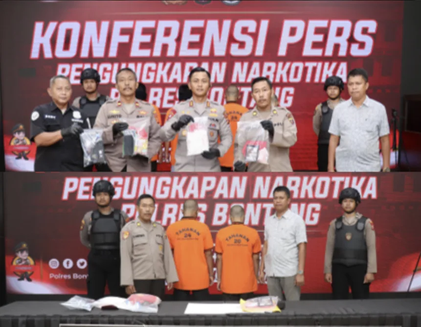 Hendak Kabur, Dua Pengedar Sabu Asal Kutim Dibekuk Polsek Bontang Selatan
