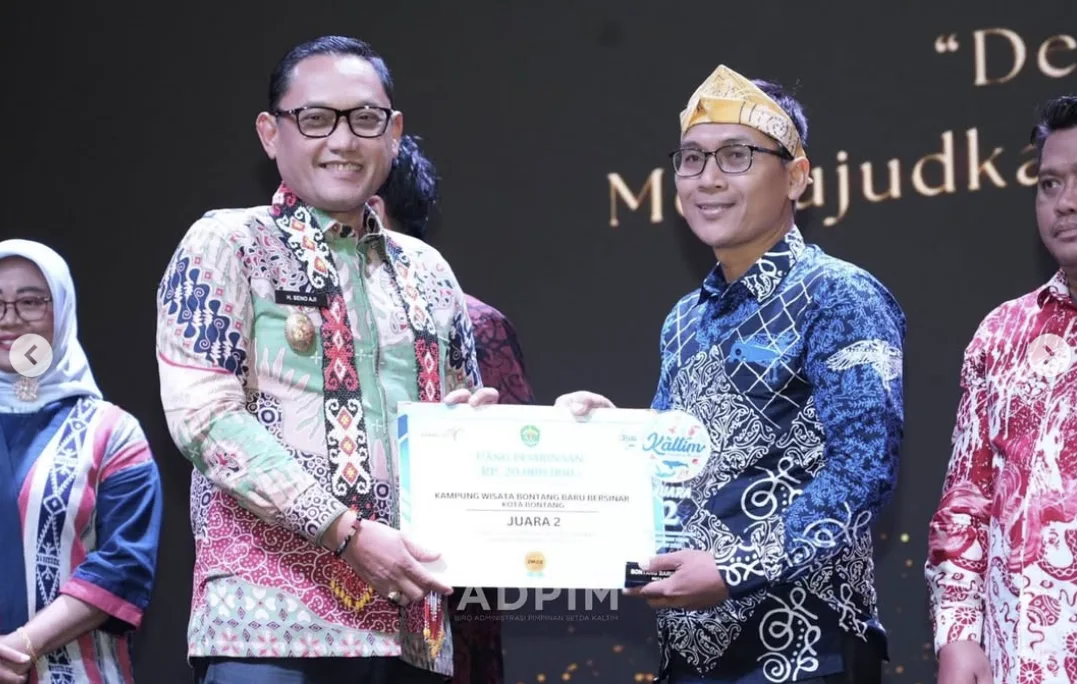 Kampung Wisata Bontang Baru Bersinar Sabet Juara 2 Desa Wisata se-Kaltim