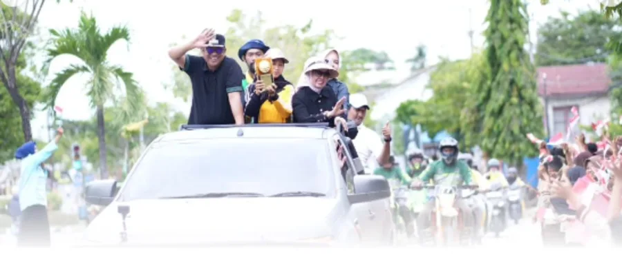 Penghargaan Tertinggi Bidang Lingkungan, Piala Adipura Kencana 2023 Diarak Keliling Kota Bontang, Petugas Kebersihan Dapat Bonus