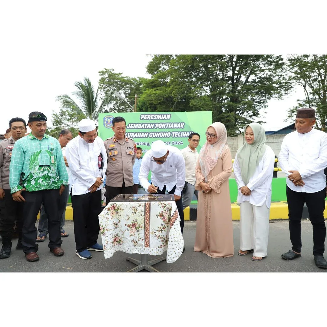 Basri Rase Resmikan Jembatan Pontianak di Telihan: Pengaruh Positif ke Pengendalian Banjir Bontang
