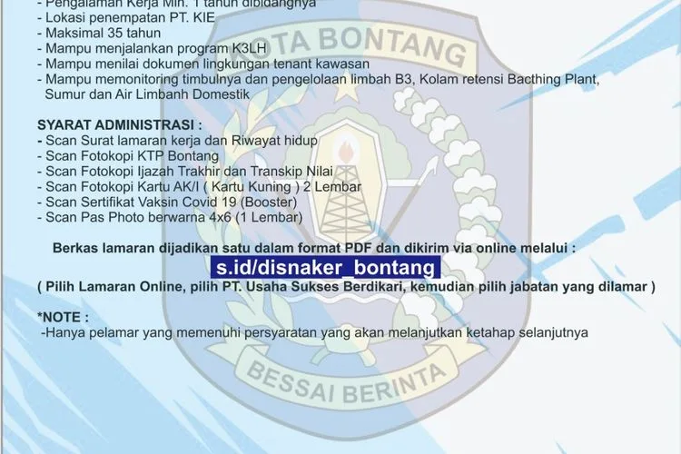 Lowongan Kerja PT. Usaha Sukses Berdikari, Apa Kualifikasi Dibutuhkan?
