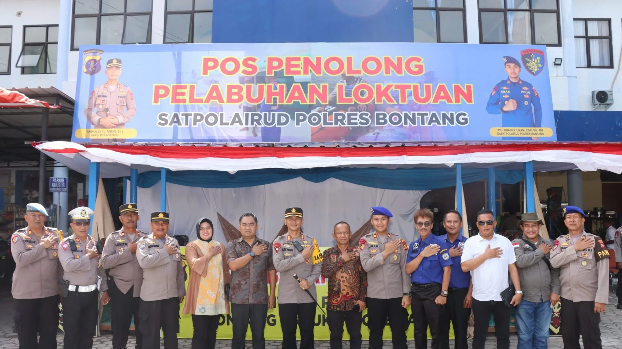 Polres Bontang Luncurkan Pos Penolong Pelabuhan Loktuan, Apa Fungsinya?