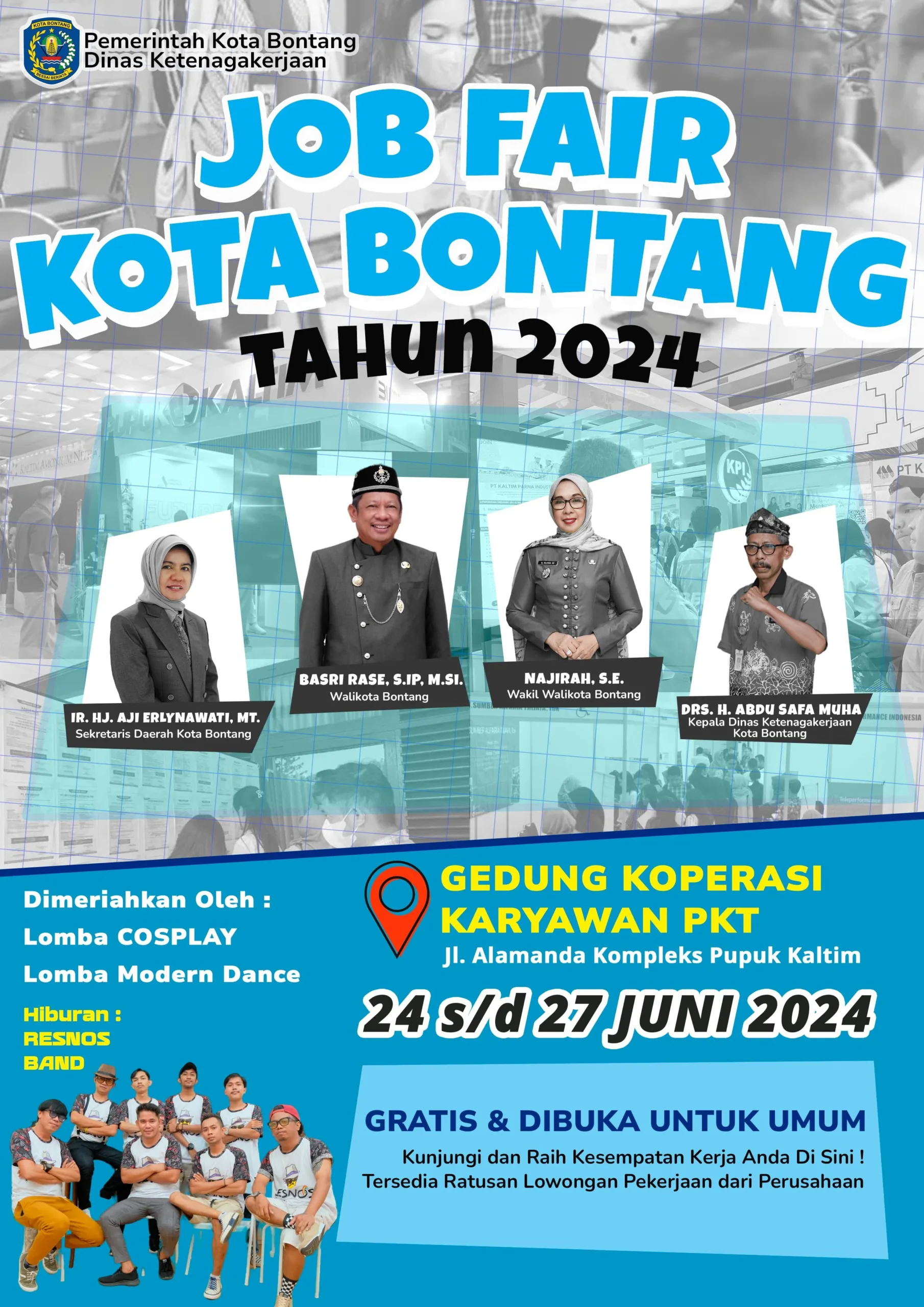 Job Fair Kota Bontang Siap Digelar, Puluhan Perusahaan Bakal Buka Lowongan Kerja