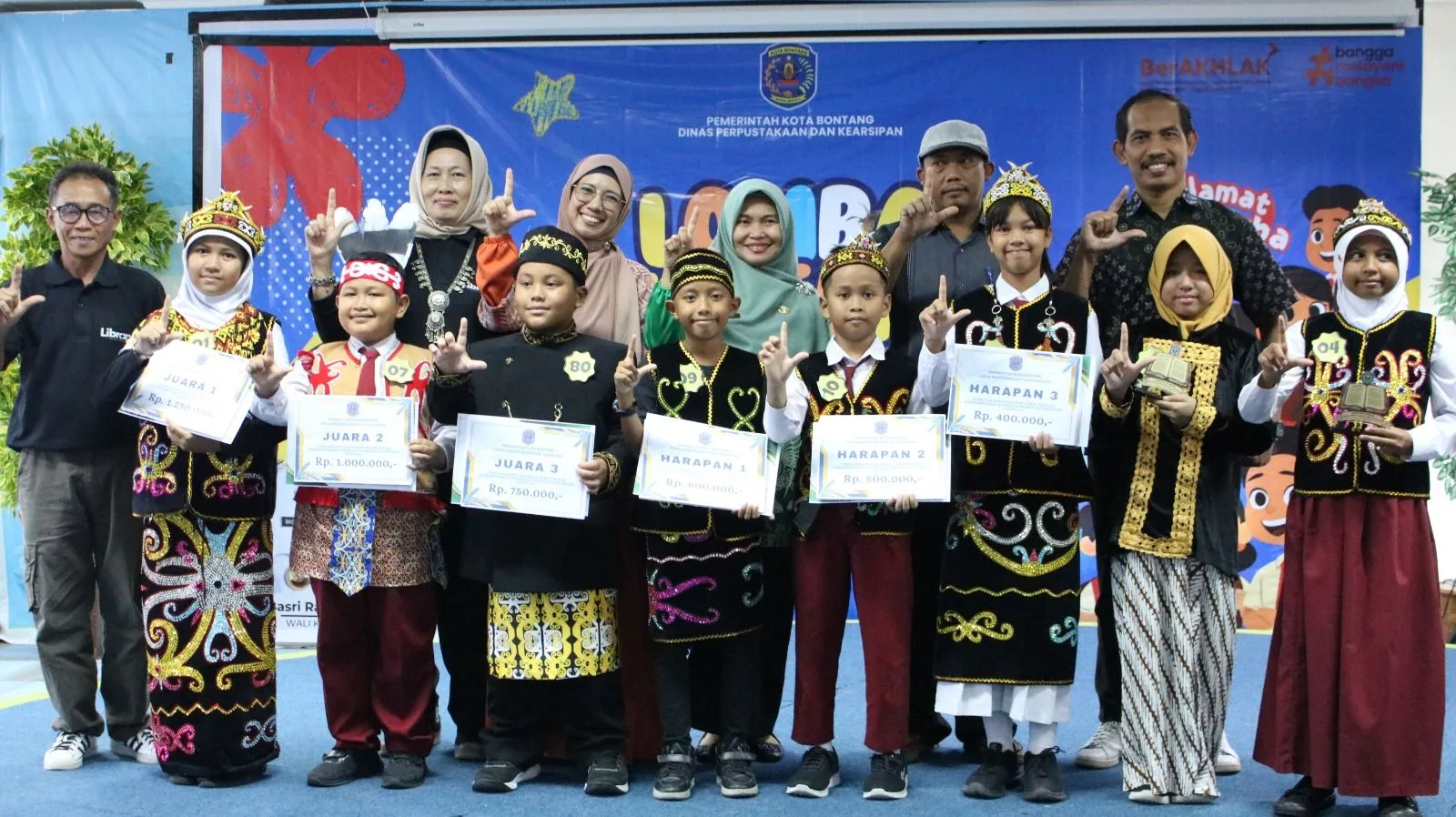 Ini Dia Jawara Lomba Bercerita bagi Siswa SD/MI Tingkat Kota Bontang Tahun 2024