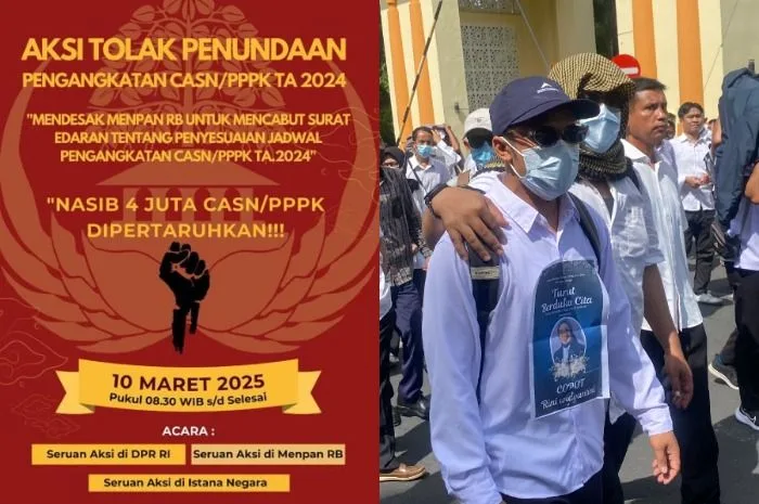 Nasib 4 Juta CASN dan PPPK 2024 di Ujung Tanduk: Gelombang Aksi di Jakarta Tuntut Kejelasan Pengangkatan