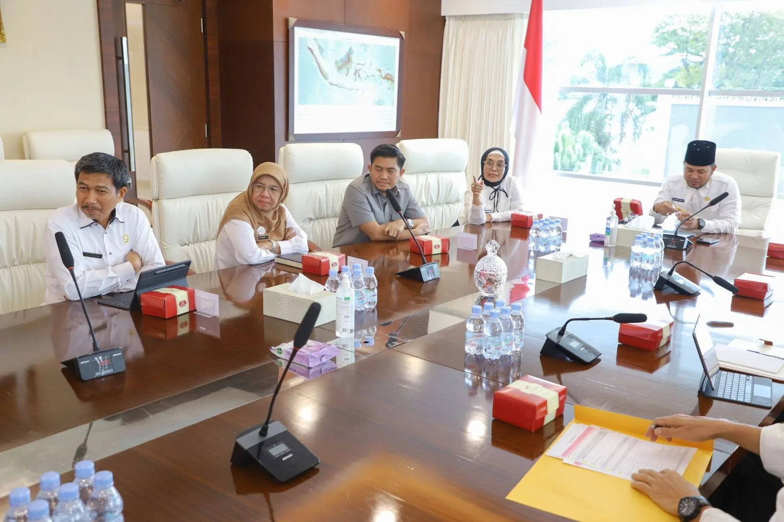 Temui Gubernur Kaltim, Wali Kota Bontang Bahas Program Pendidikan Gratis ‘Gratis Pol’
