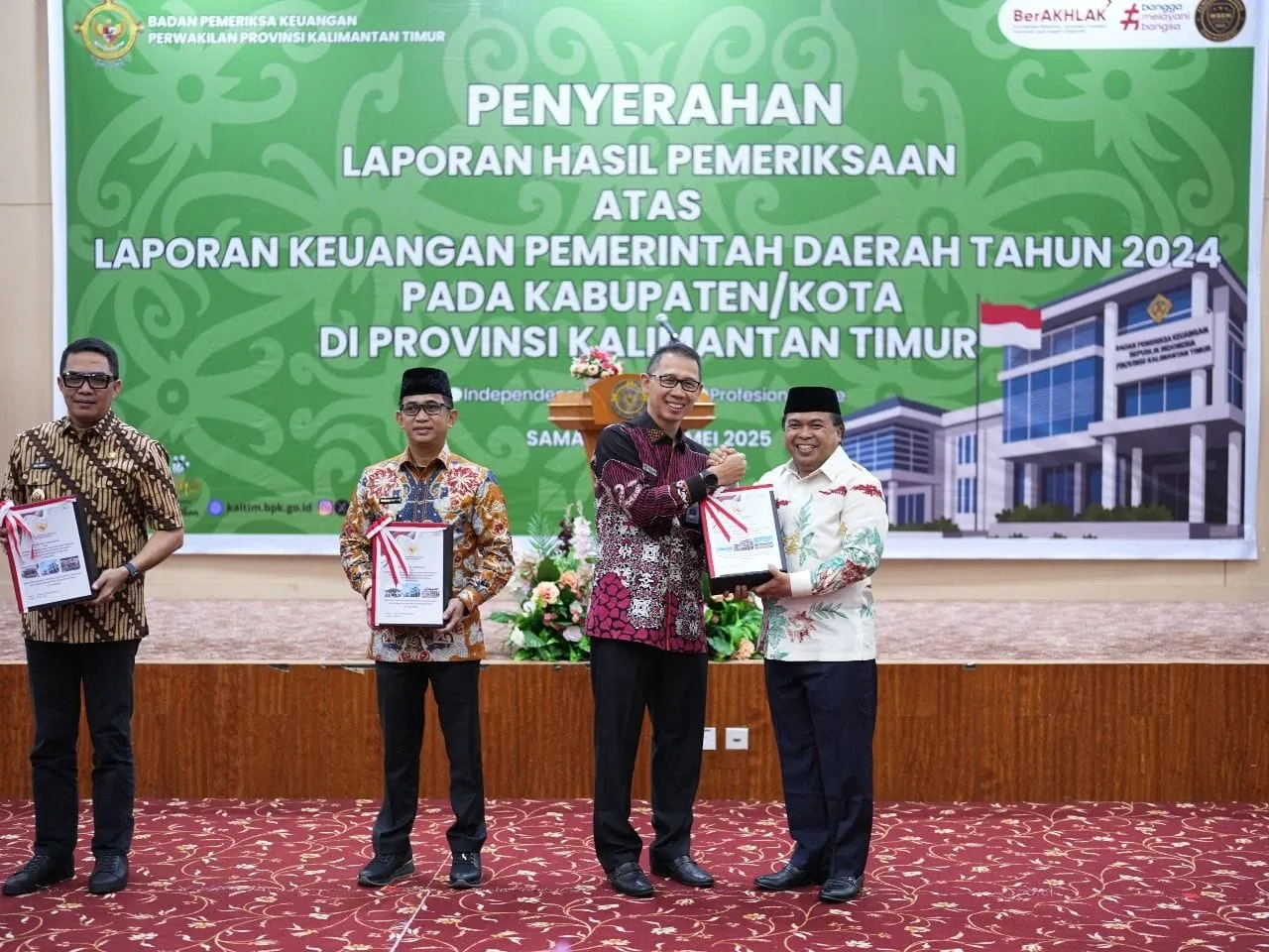 Pemkot Bontang Raih WTP ke-11 Kali Berturut-turut dari BPK Kaltim