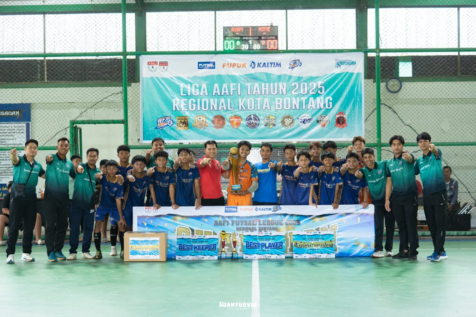 Academy Futsal PKT Rengkuh Juara U-16 Liga AAFI Bontang, Borong Gelar Pemain dan Kiper Terbaik