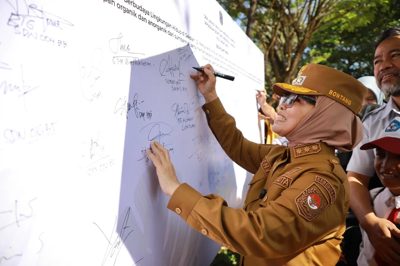 Setelah Raih 45 Adiwiyata, Bontang Targetkan Seluruh Sekolah ‘Merdeka Sampah’, Deklarasi di TPA