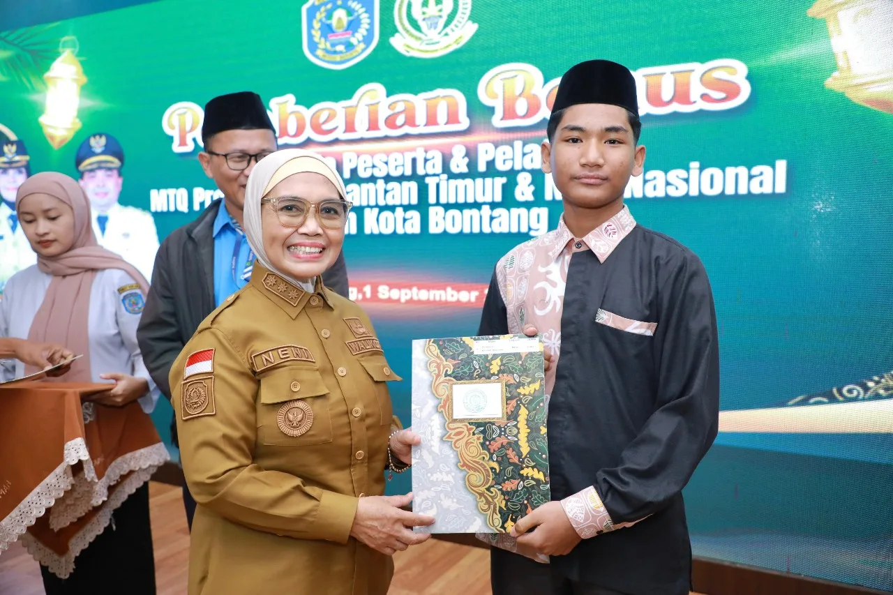 Jumlahnya Naik Signifikan, 57 Anggota Kafilah MTQ Bontang Diguyur Bonus oleh Wali Kota