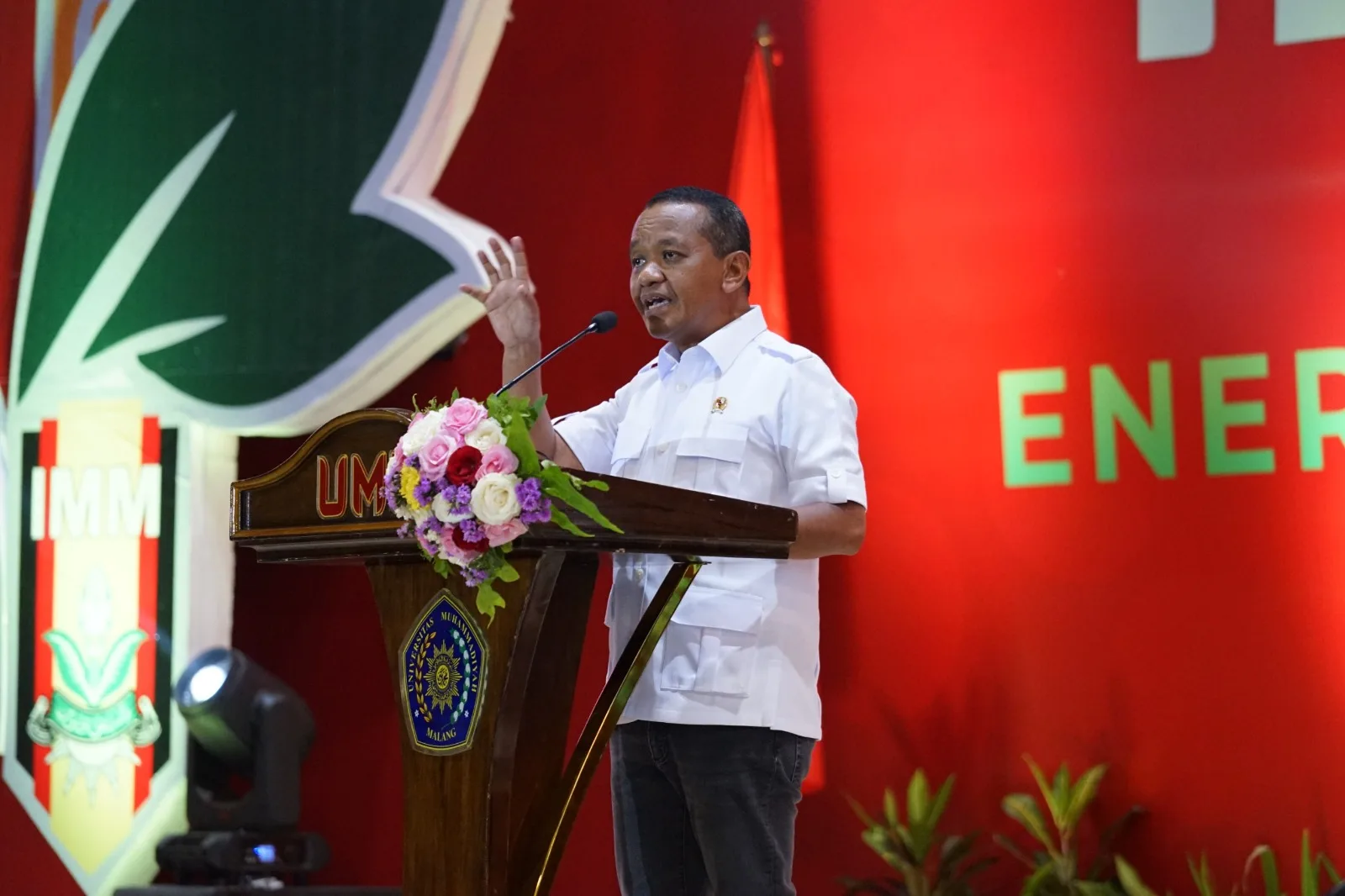 Menteri ESDM Bahlil Buka Tanwir IMM di UMM, Beberkan Jurus Etanol Tekan Impor BBM: Bukan Oplosan