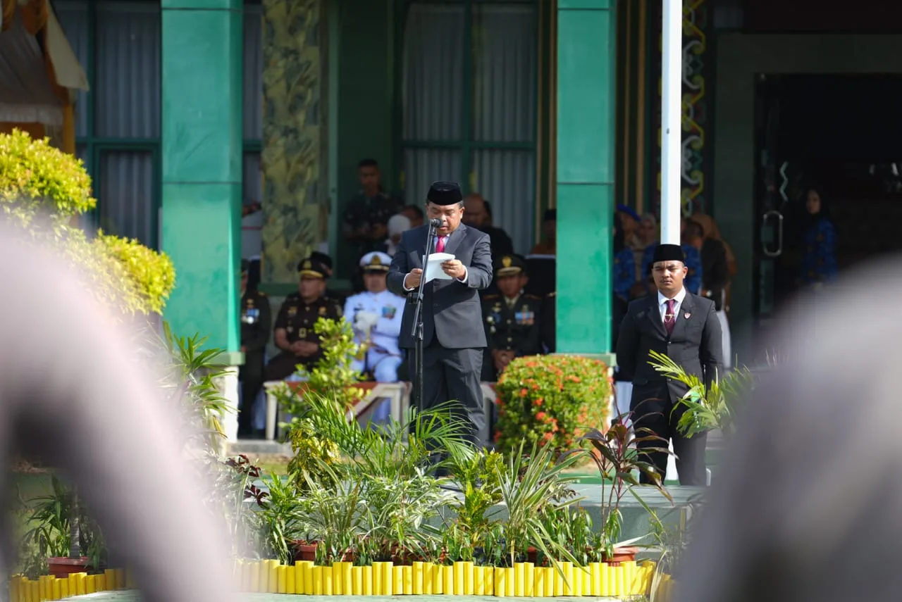 Upacara Hari Pahlawan 2025 di Bontang: Wakil Wali Kota Agus Haris Serukan Semangat Juang dan Pengabdian