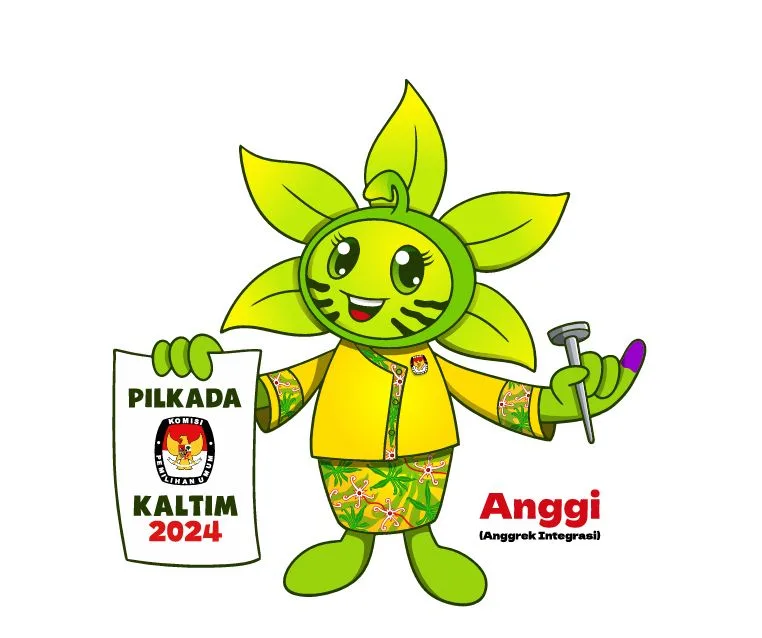 Anggi, Maskot Pilkada Kaltim 2024, Punya Makna yang Dalam untuk Anggrek Hitam