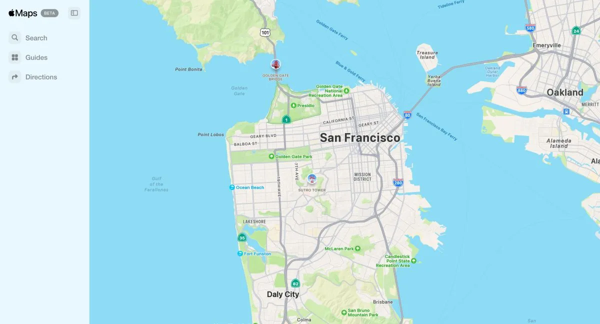 Tantang Google Maps, Apple Maps Kini Luncurkan Versi Website
