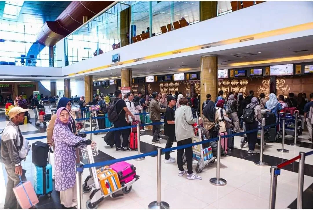 Selama Nataru 2025, Bandara APT Pranoto Samarinda Layani Rata-Rata 2.459 Penumpang Per Hari