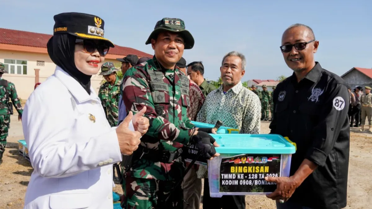 Pembukaan TMMD ke-128 di Bontang Kuala, Sinergi TNI dan Warga Bangun Infrastruktur