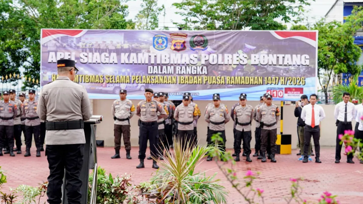 Ratusan Personel Gabungan Amankan Ramadan 1447 H di Bontang, Ini Titik Fokusnya