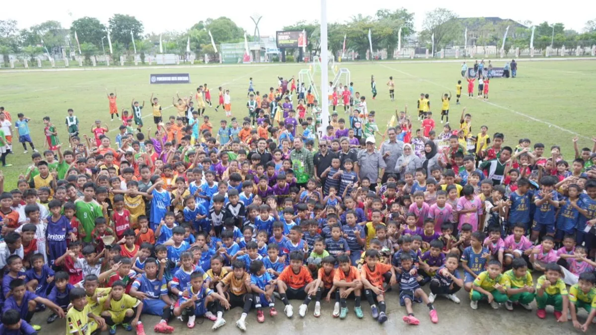 Ratusan Anak SSB Bontang Berlaga di Turnamen Askot PSSI Rebut Tiket Piala Soeratin