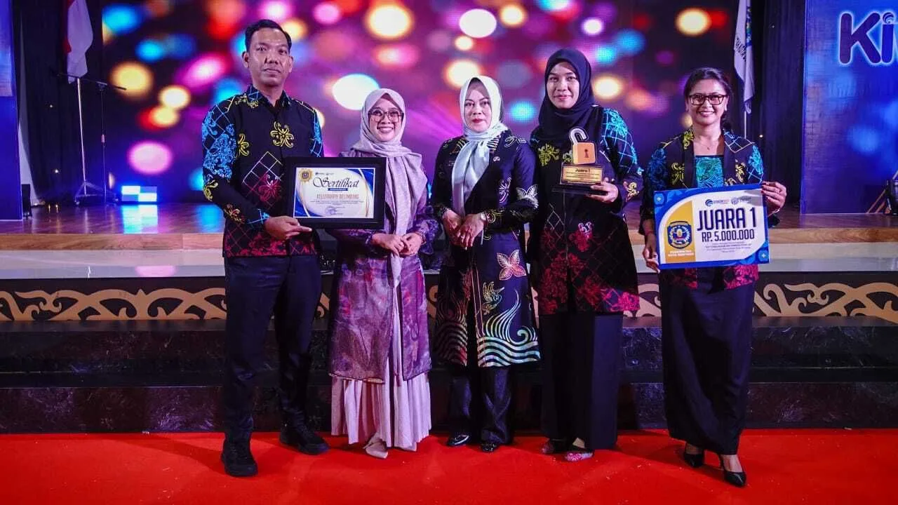 Kelurahan Belimbing Raih Juara 1 Kategori Kelurahan Keterbukaan Informasi Publik Kota Bontang 2024