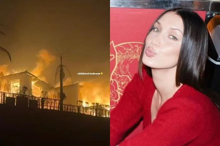 Kenangan Masa Kecil Bella dan Gigi Hadid Lenyap, Rumah di Malibu Ludes Dilalap Api