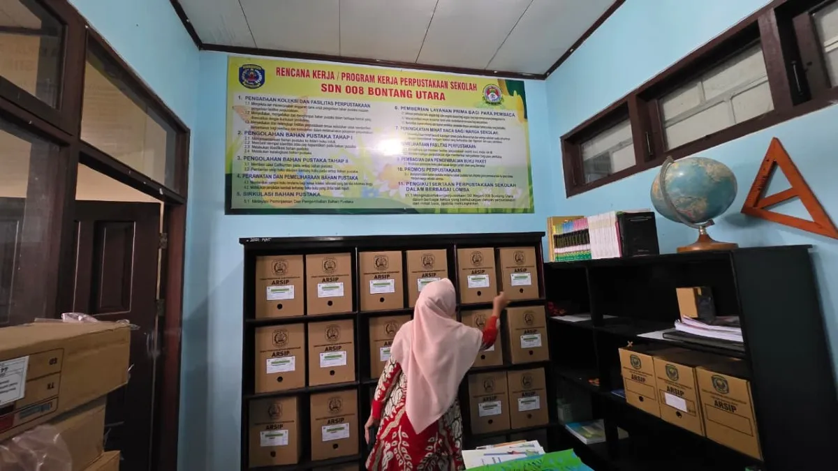Menunggu Hasil Visitasi, SDN 008 Bontang Utara Optimistis Arunika Pustaka Naik Peringkat