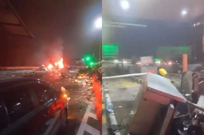 Truk Tabrak 6 Mobil di Gerbang Tol Ciawi, Diduga Rem Blong Sebabkan Kecelakaan Beruntun